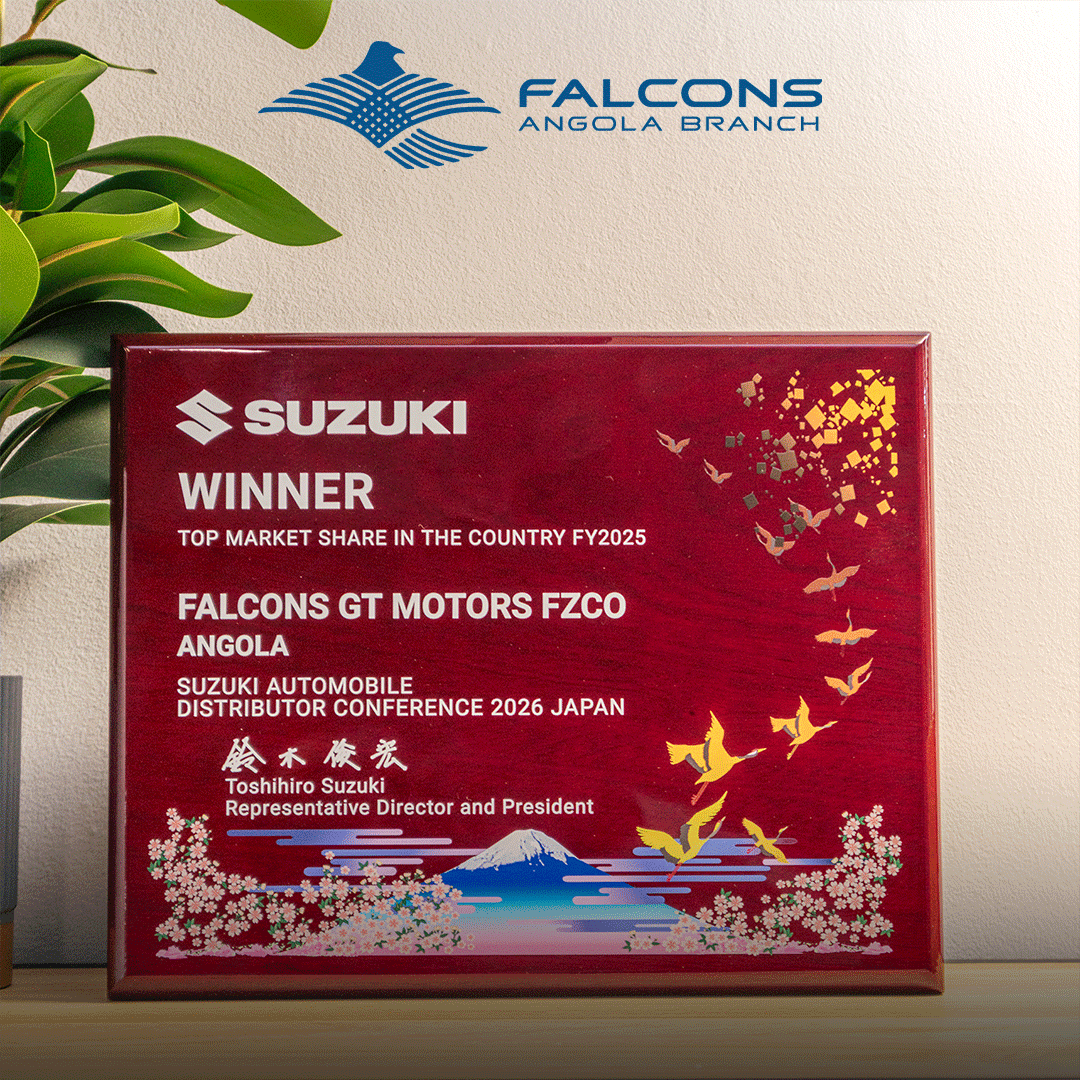 Falcons GT Motors Recognized for Highest Suzuki Market Share in Angola